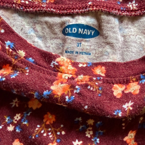 GAP Kids Blue Denim Jeans with Floral Shirt - Picture 3 of 4